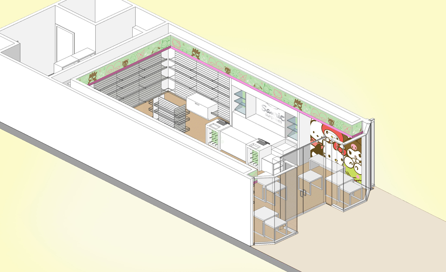 Sanrio Store Retail Concept and Design Guidelines – Narita Architects